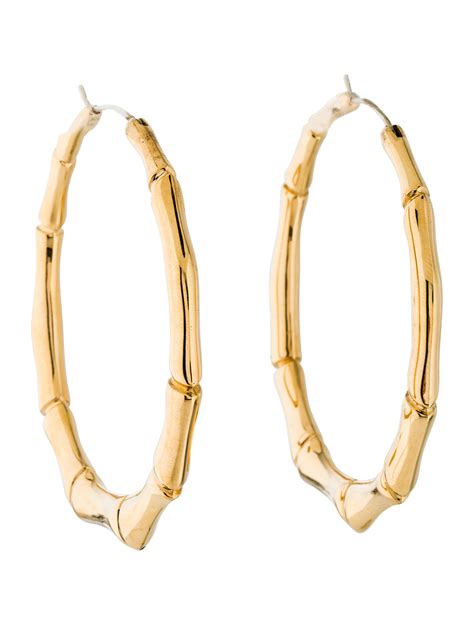 gucci ohrringe gold|gucci bamboo earrings.